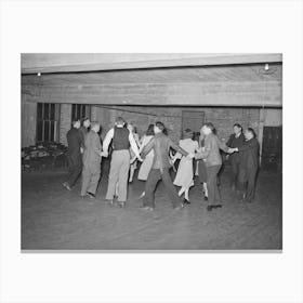 Dancing A Paul Jones At Jaycee Buffet Supper And Party In Eufaula, Oklahoma, See General Caption Number 25 By Canvas Print