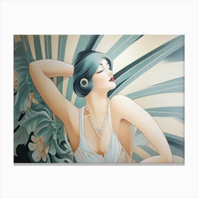 Morning Art Deco Canvas Print