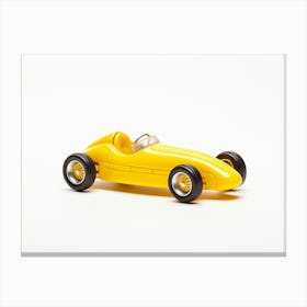 Toy Car Yellow Race Car 1 Canvas Print