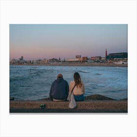 Date With A View in Scheveningen Canvas Print