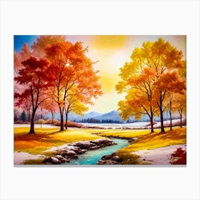 Autumn Trees Canvas Print