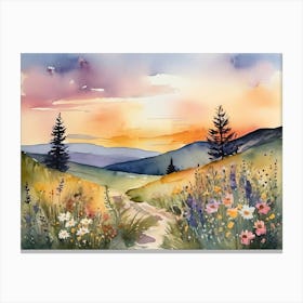 Watercolor Painting 1 Canvas Print