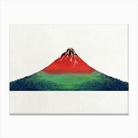 Hokusai Ukiyo-e Mt Fuji 2 Canvas Print