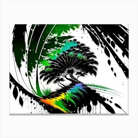 Rainbow Tree 5 Canvas Print