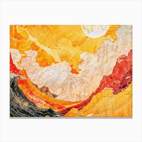 Sunrise In The Sky Canvas Print