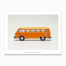 Toy Car Volkswagen Drag Bus Orange 3 Poster Canvas Print