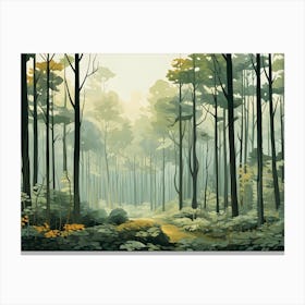 Modern Forest 3 Canvas Print