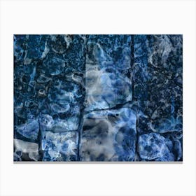 Modern Blue Abstraction 1 Canvas Print