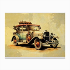 Vintage Car 3 Canvas Print