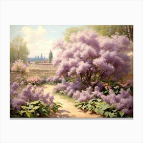 Lilac Blossoms In Spring 1889 Canvas Print