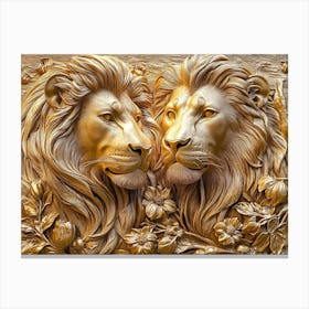 Lions 5 Canvas Print