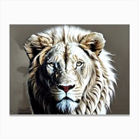 Lion art 77 Canvas Print