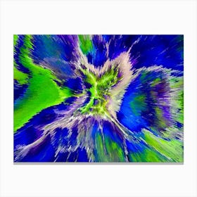 Acrylic Extruded Painting 370 Canvas Print