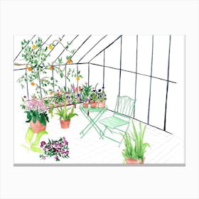 Greenhouse Canvas Print