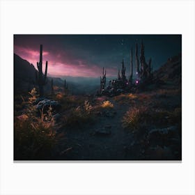 Cactus Desert Canvas Print