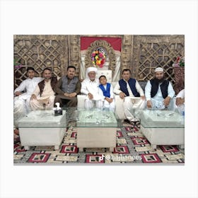 Group Of Men Posing Canvas Print