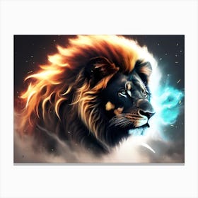 Lion In The Sky 1 Canvas Print