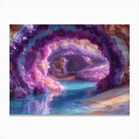 Amethyst Cave Canvas Print