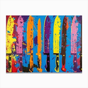 Contemporary Artwork Inspired By Andy Warhol 14 Canvas Print