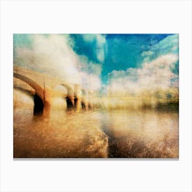 The Ladykirk & Norham Bridge Canvas Print