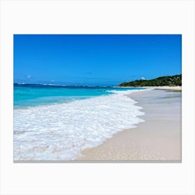 Santorini Beach Canvas Print