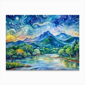 Starry Night Canvas Print