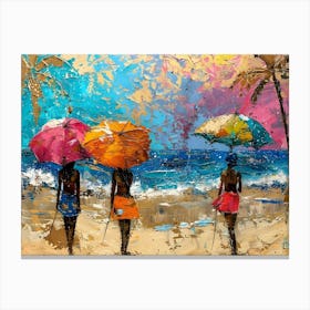 Colorful Beach 1 Canvas Print