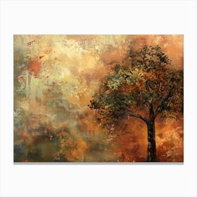 Tree In Autumn 1 Canvas Print