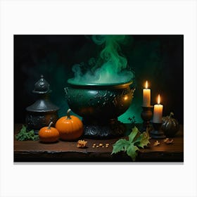 Witch'S Cauldron Canvas Print