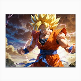 Dragon Ball Z Wallpaper 88 Canvas Print