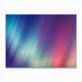 Aurora Synthwave #1 Canvas Print