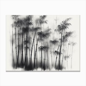 Forest : AI Chinese ink art 5 Canvas Print