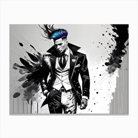 Man In A Suit Canvas Print