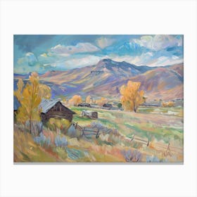Western Landscapes Wyoming 3 Canvas Print