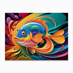 Colorful Fish Canvas Print