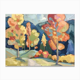 Fall Trees Canvas Print