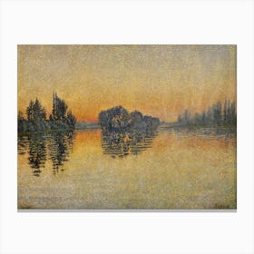 Sunset (1889), Paul Signac Canvas Print