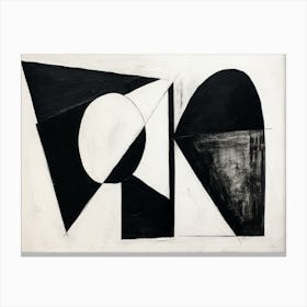 'Black And White' 2 Canvas Print