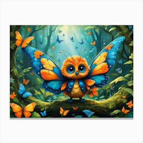 Aetherwing Butterfly #5 Canvas Print