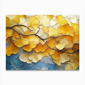 Ginko Leaves 1 Canvas Print