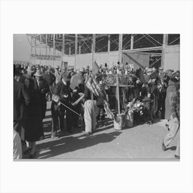 Untitled Photo, Possibly Related To Selling Peanuts In The Grandstand During The Rodeo At The San Angelo Fat Stock Leinwandbild