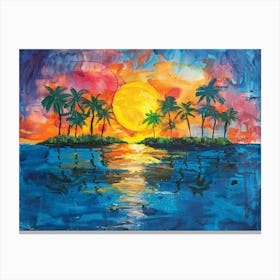 Sunset Painting Canvas Print