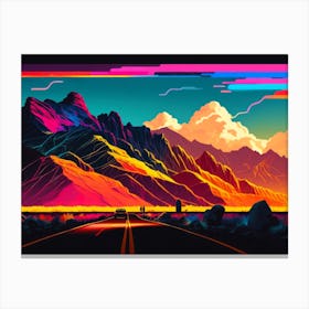 Mountain Highway Canvas Print