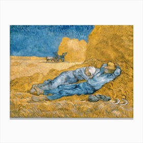 The Siesta (1890), Vincent Van Gogh Canvas Print