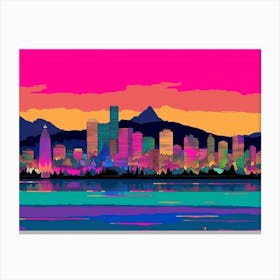 Geneva Skyline Canvas Print