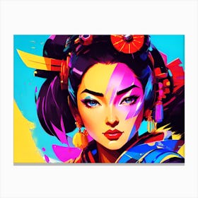 Asian Woman 8 Canvas Print