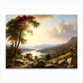 View Of The Lake 1 Canvas Print