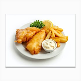 Fish And Chips 4 Canvas Print