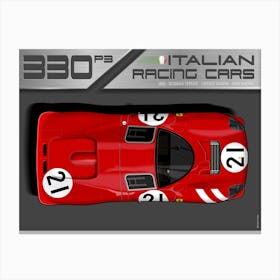 Ferrari 330 No. 21 Canvas Print