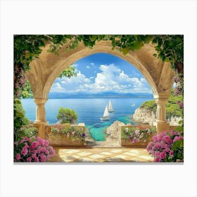 Mediterranean Sea Canvas Print